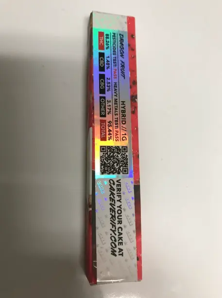 Dragon Fruit Cake Cartridge