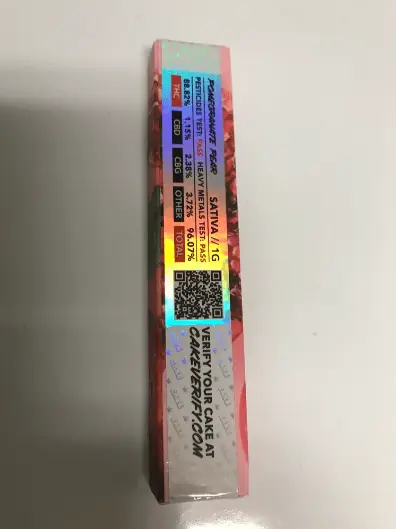 Pomegranate Pear Cake Cart