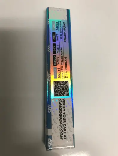 Snow Angel Cake Cart