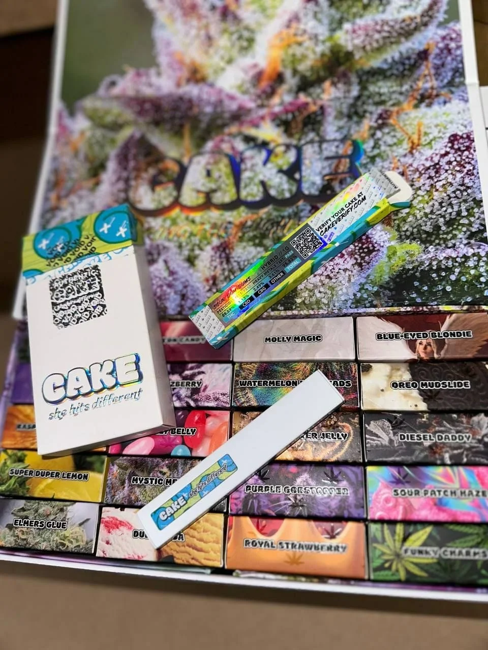 Sour Dum Dums Cake Gen 6 Disposable: 1G